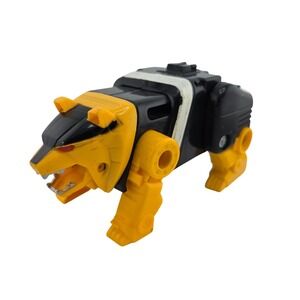 Power Rangers Deluxe Ninja Megazord Yellow Bear Zord Figure 1995 Vintage